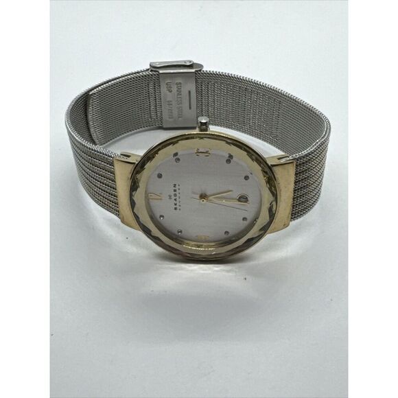Skagen SKW2087 Women's Two-Tone Stainless Steel Mesh Analog Dial Watch AEA131 - Picture 5 of 11